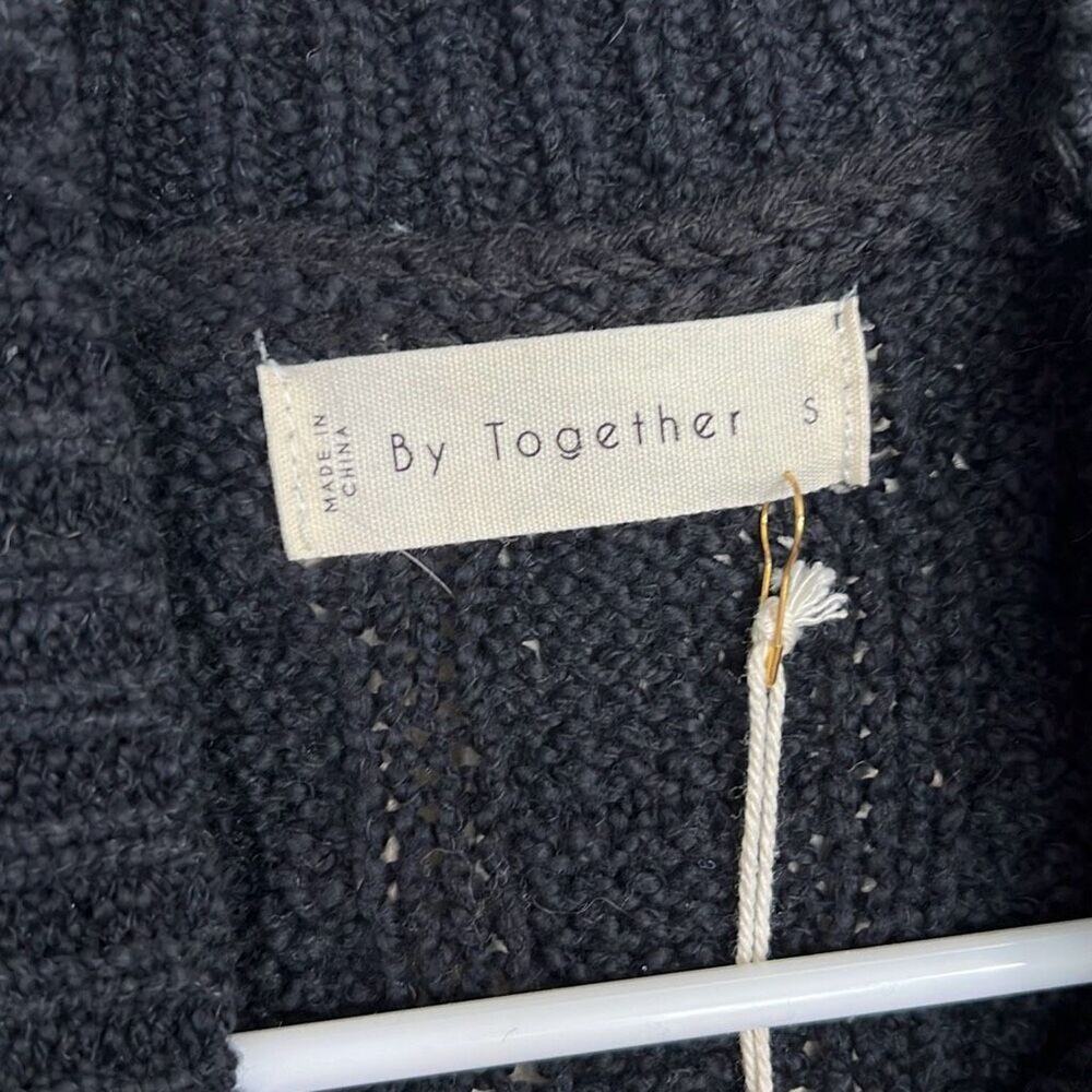 NWT By Together size small black sleeveless sweater - Picture 3 of 4